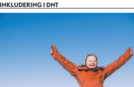 Foto av nettside: Inkludering i Den Norske Turistforening 